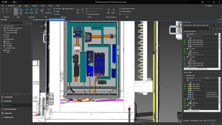 EPLAN - Layout do painel