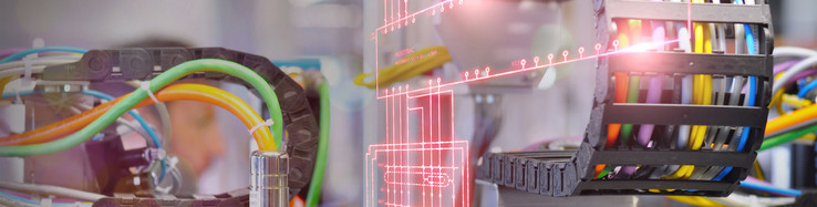 Cabeamento da máquina baseado no gêmeo digital
