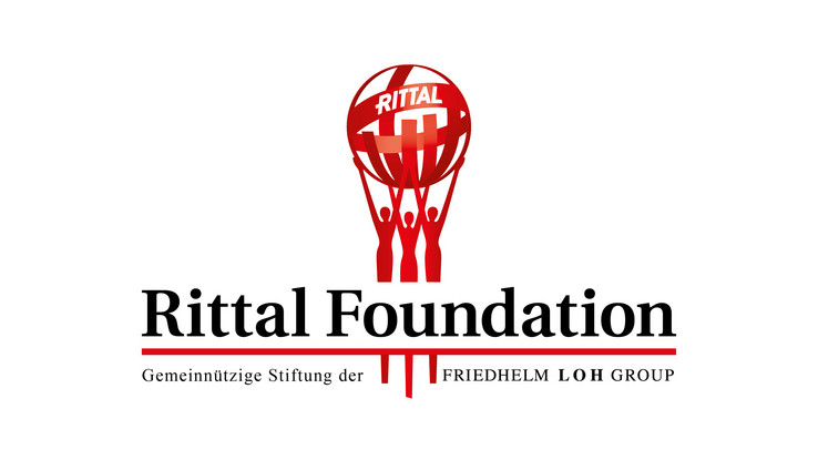 Em consonância com a mudança do nome para “Fundação Rittal, fundação beneficente do Grupo Friedhelm Loh”, o logotipo da fundação também foi modificado.